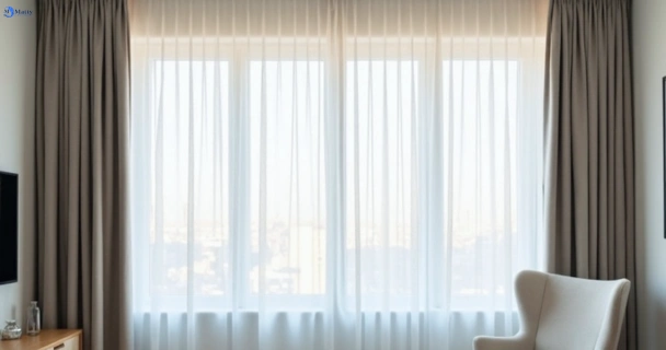 Restored vibrant drapes in wynnum-west QLD after Matty Curtain Cleaning